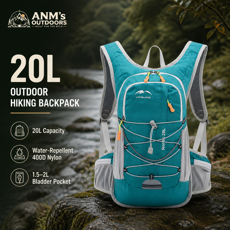 ANM's OUTDOORS 20L Outdoor Hiking Backpack ad creative