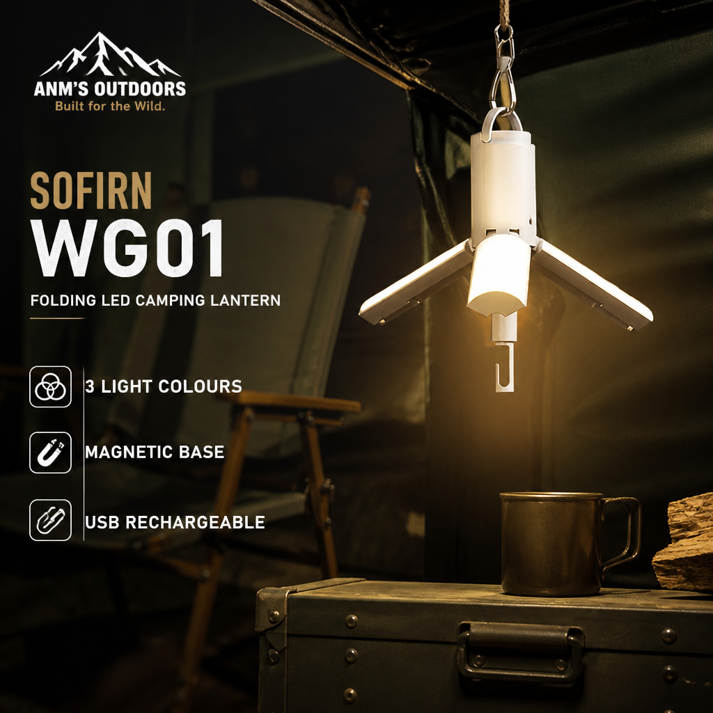 ANM's OUTDOORS SOFIRN WG01 Folding LED Camping Lantern ad creative