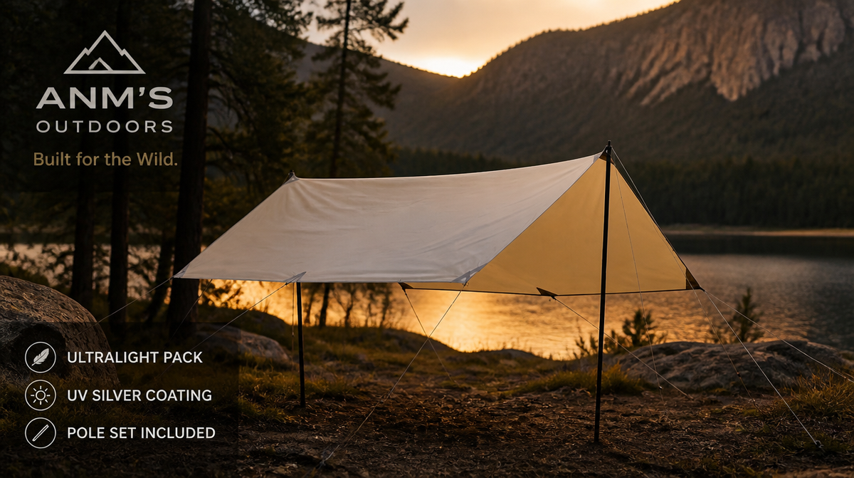 ANM's OUTDOORS Ultralight Flysheet Tarp ad creative