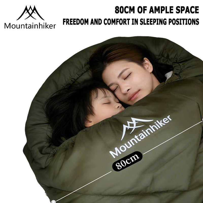 Mummy sleeping bag packed