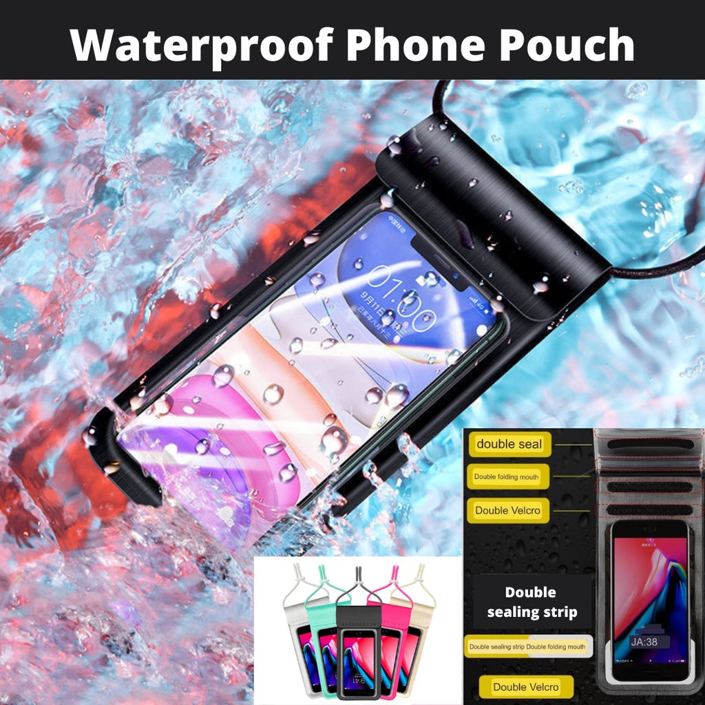Waterproof Phone Pouch — 3-Layer Dry Case