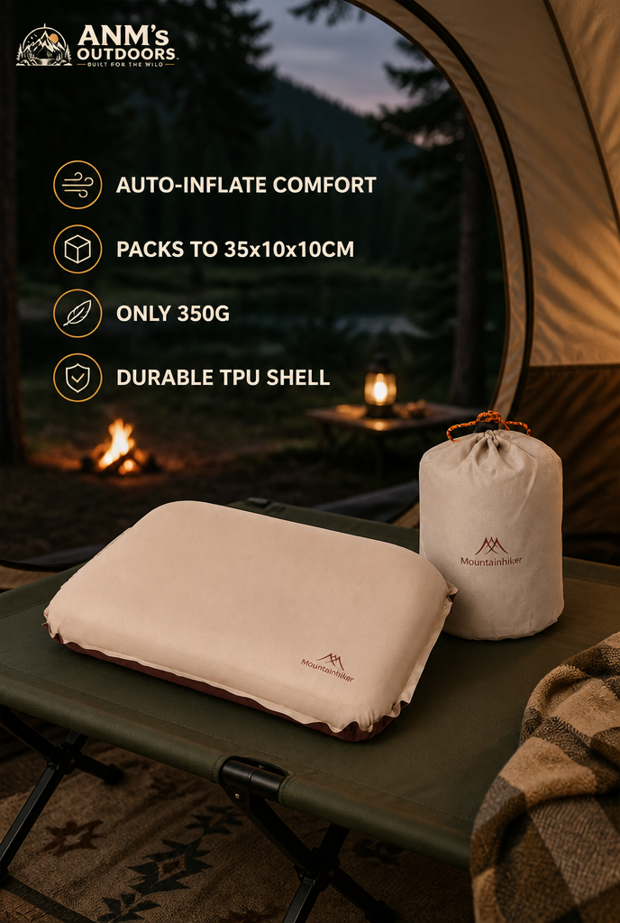 ANM's OUTDOORS Mountainhiker Cheese Foam Pillow ad creative