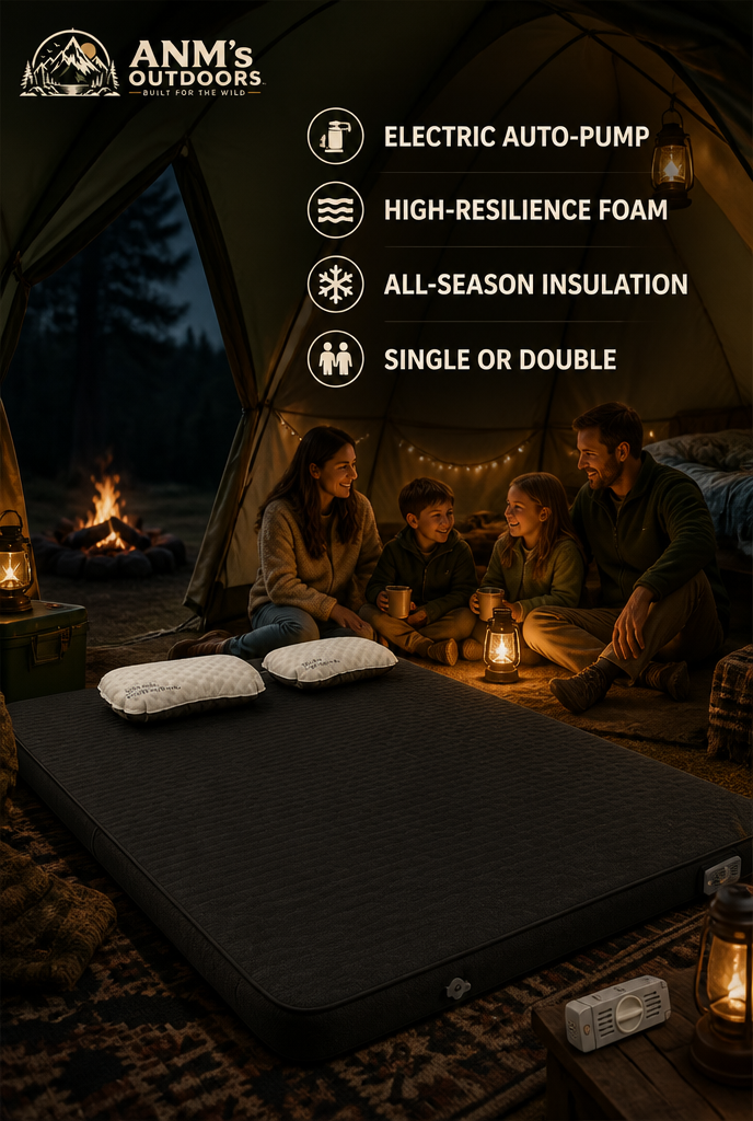 ANM's OUTDOORS Mountainhiker 3D Foam Mattress ad creative