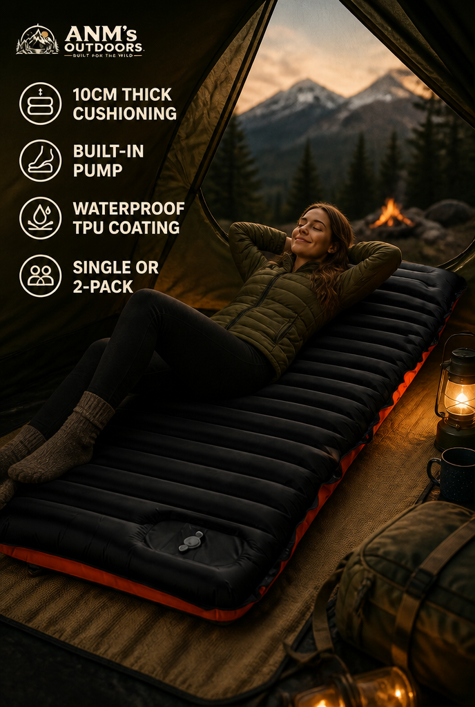 ANM's OUTDOORS TAHAN Panthera Sleeping Pad ad creative