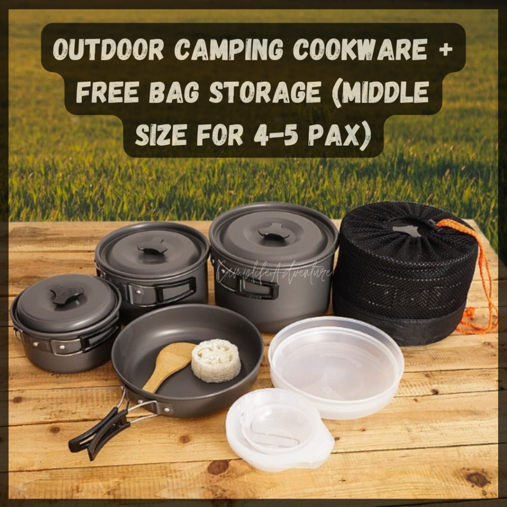 13-piece non-stick camping cook set