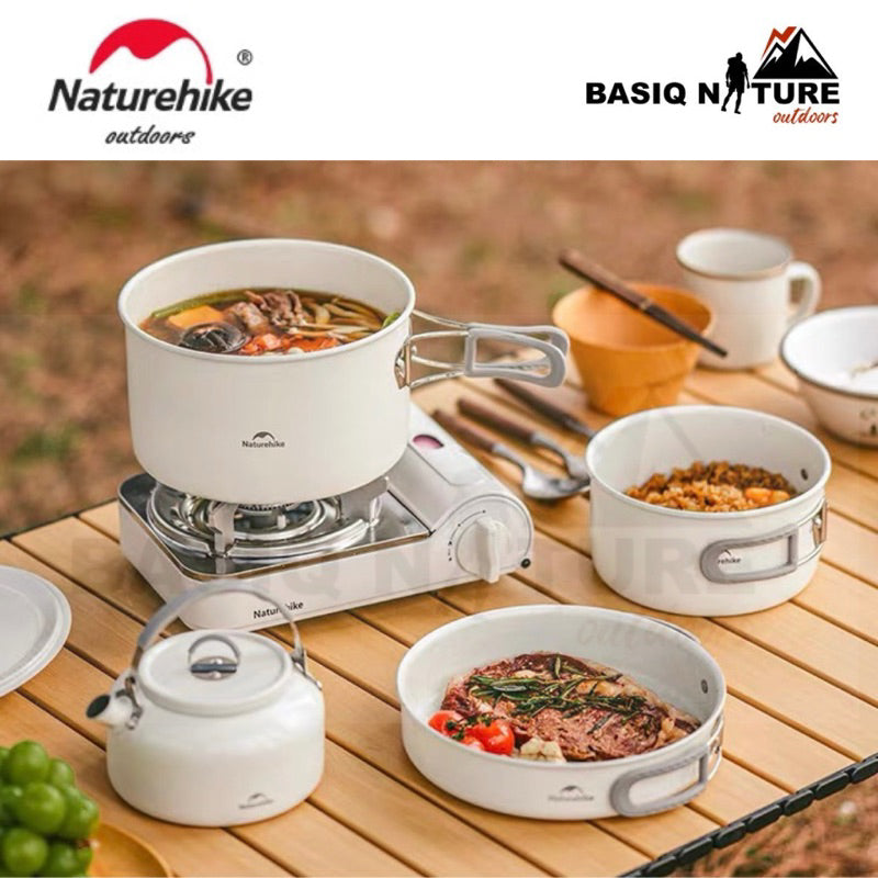 Naturehike ceramic non-stick camping cook set