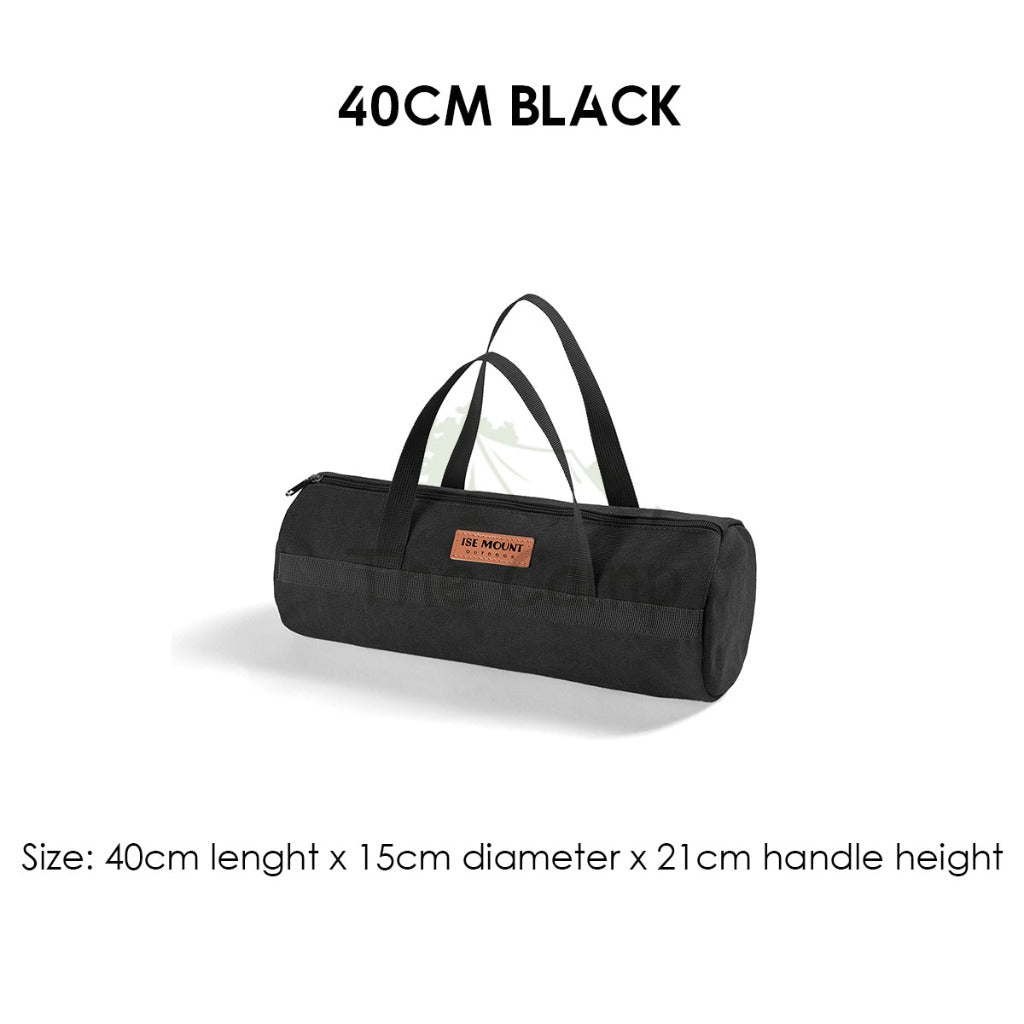 40cm Round Bag Black