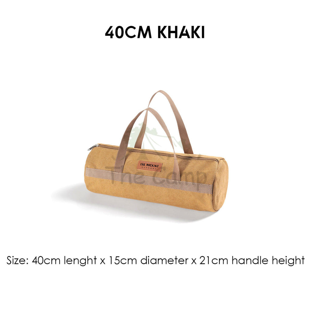 40cm Round Bag Khaki