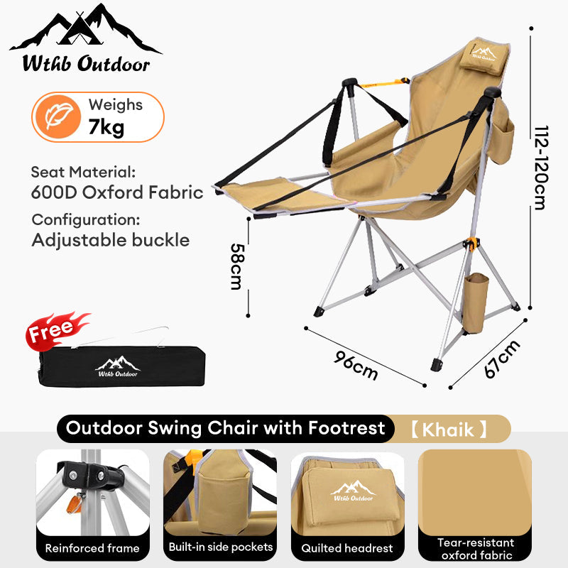 WTHB Rocking Chair - Adult Khaki + Leg