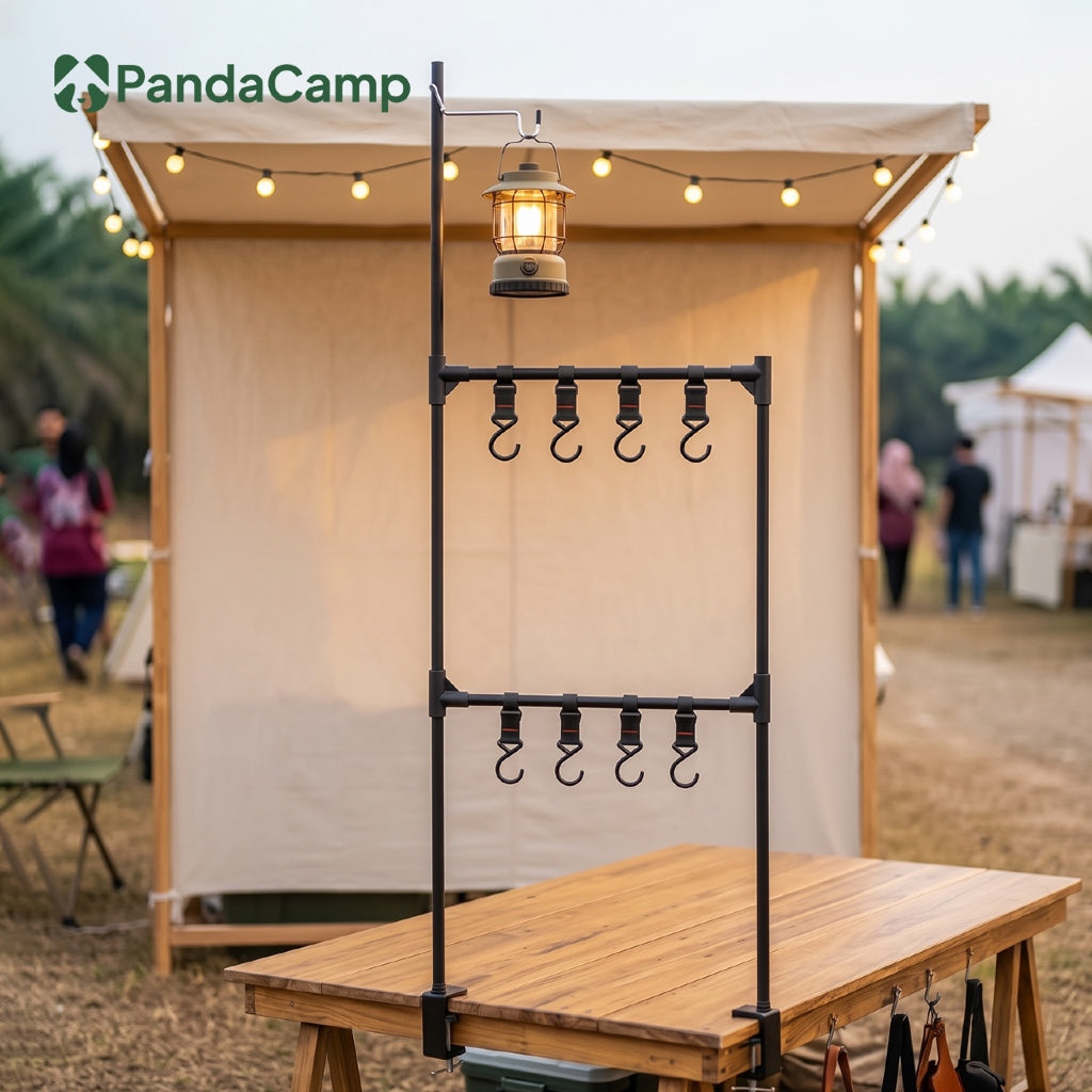 Lamp Pole + 2T Rack
