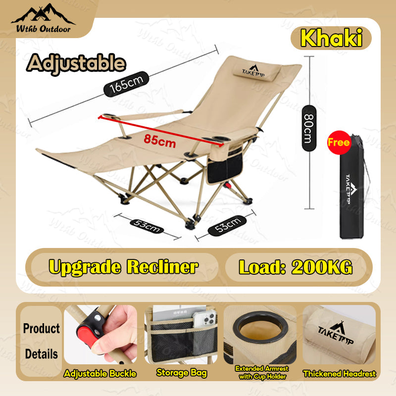 WTHB Recliner Hospital-Bed - Khaki Oxford Adjust