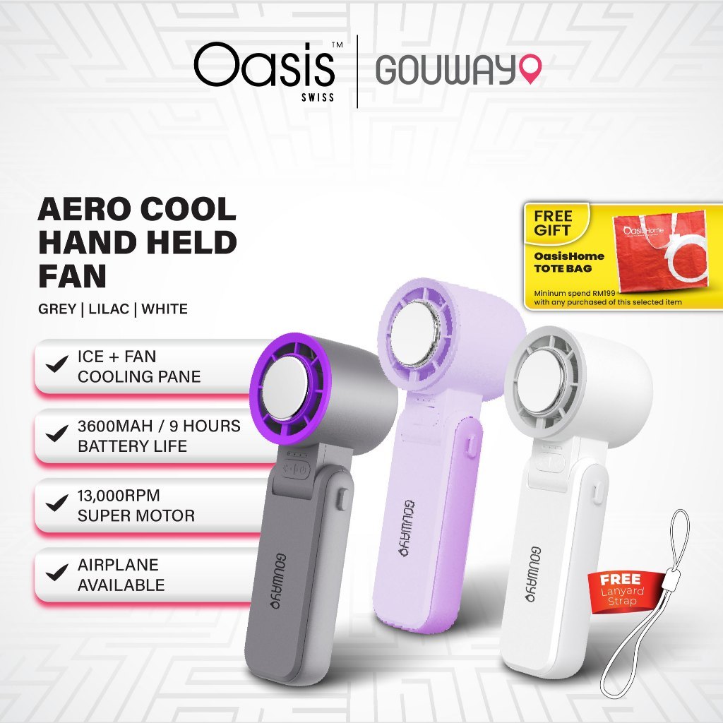 Gouway Aero Cool Handheld Pocket Fan