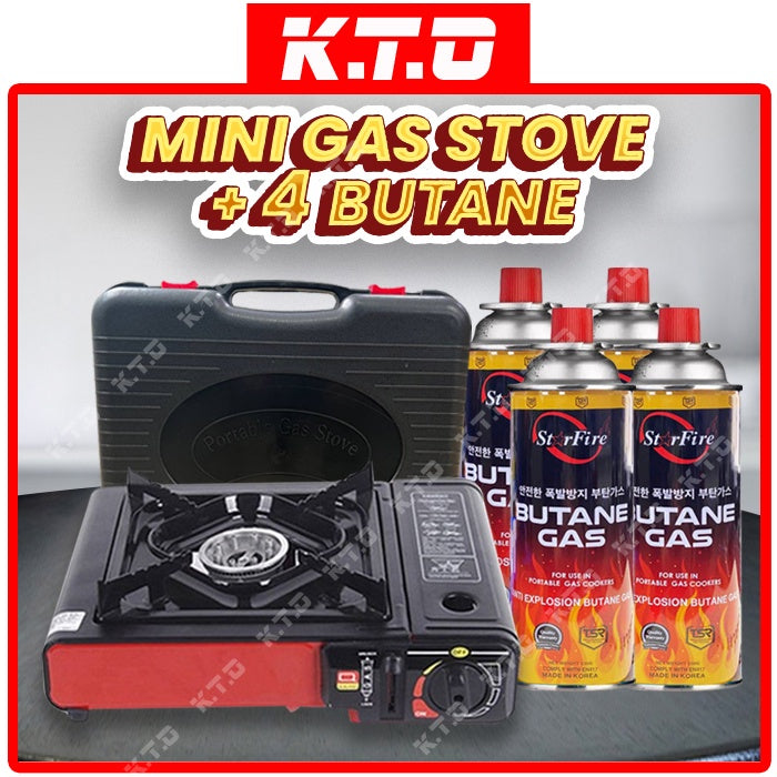 Stove + 4 Gas