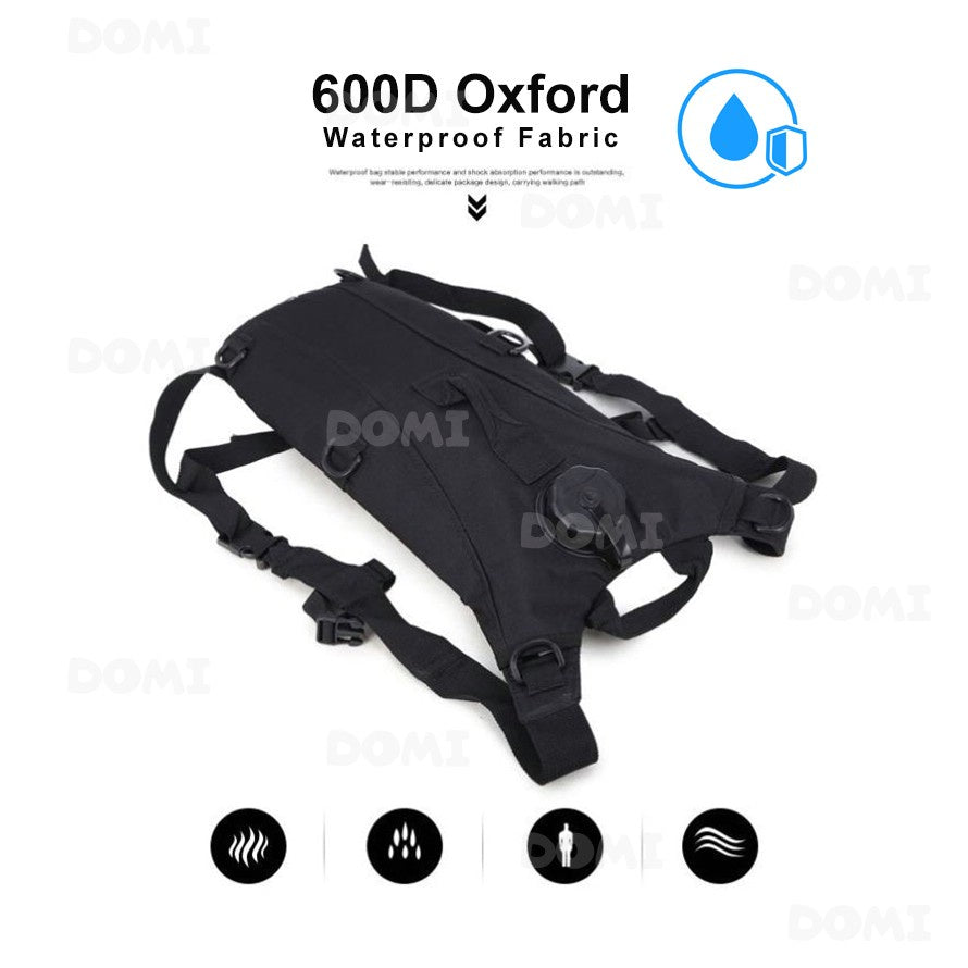 DOMI 3L Tactical Hydration Backpack colors