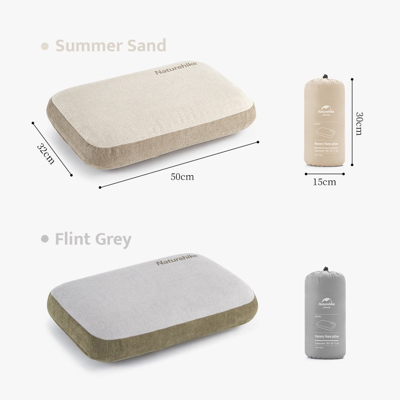 Memory foam pillow storage bag