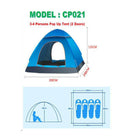 CP021 Double Door (3-4 Person)