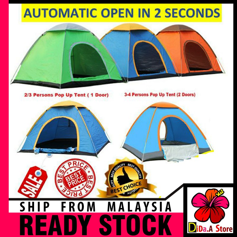 Automatic hiking tent supplier image