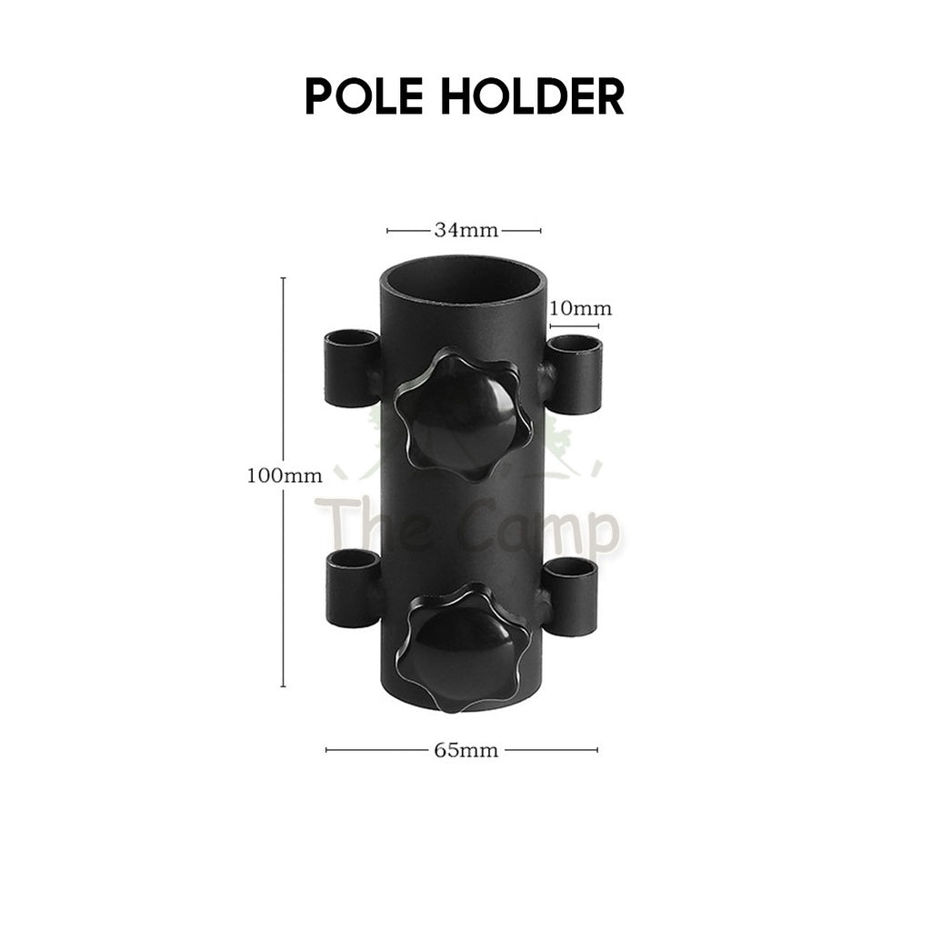 Pole Holder Black