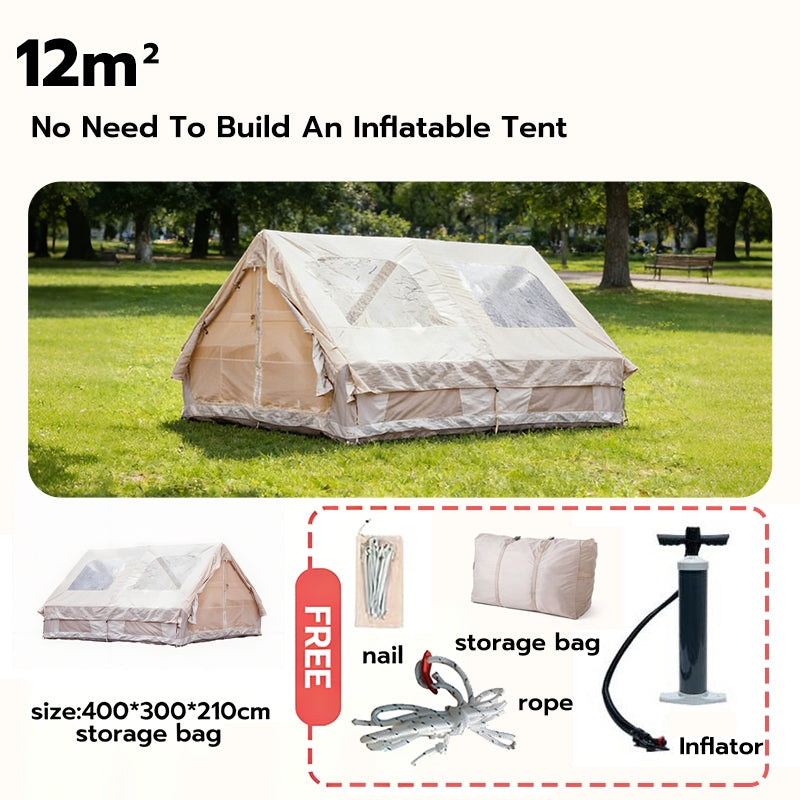 Air Inflatable Family Tent — Khaki 400x300x210cm