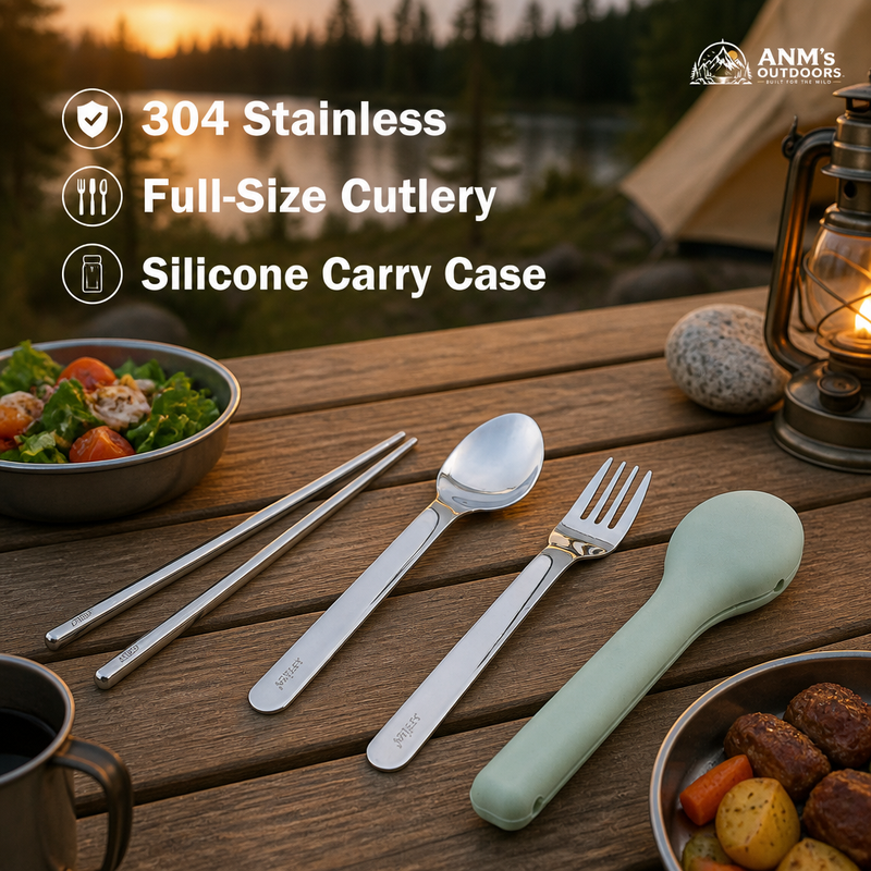 ANM's OUTDOORS APTIZES travel cutlery ad creative