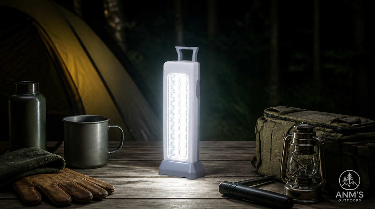 ANM's OUTDOORS LED Rechargeable Emergency Floodlight