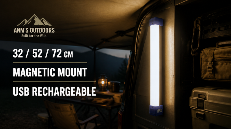 ANM's OUTDOORS USB Rechargeable Magnetic LED Light Bar ad creative