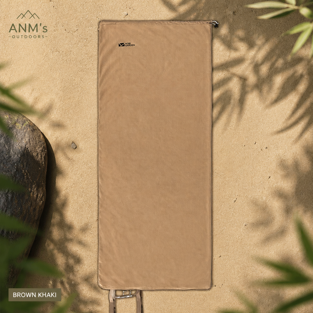 ANM's OUTDOORS Brown Khaki sleeping bag variant visual
