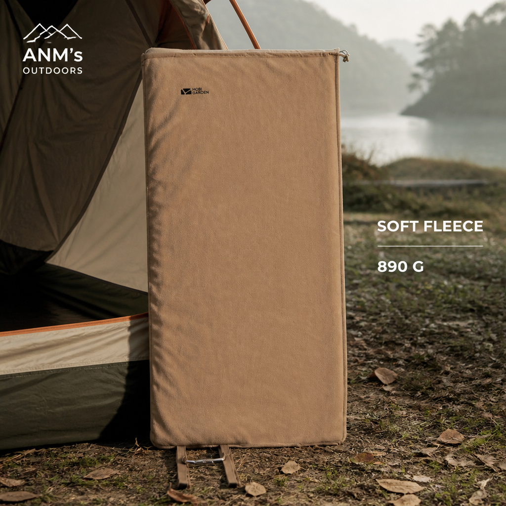 ANM's OUTDOORS Mobi Garden fleece sleeping bag showcase