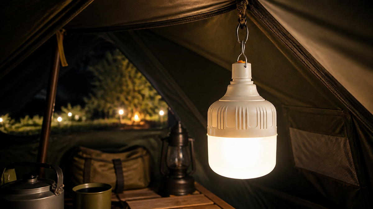ANM's OUTDOORS Rechargeable LED Emergency Bulb