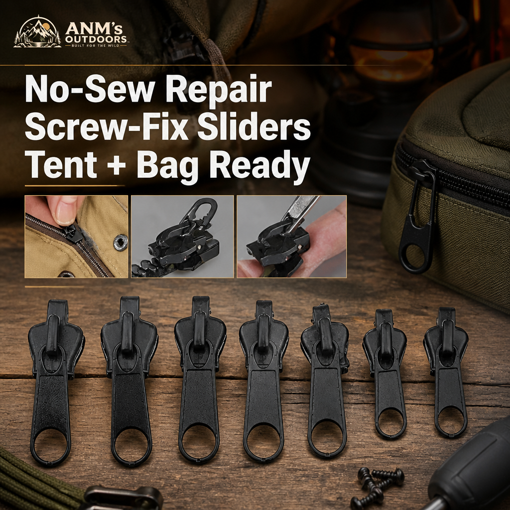 Instant Zipper Repair Kit — No-Sew Replacement Sliders