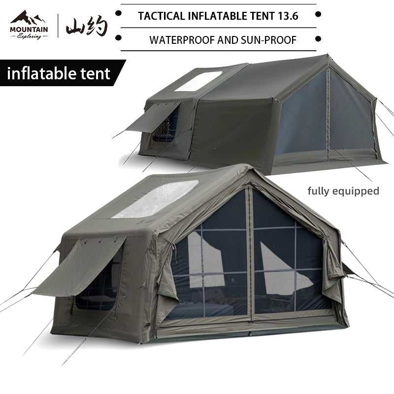 Mountain tactical inflatable family tent