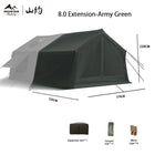 8.0 Extension - Army Green