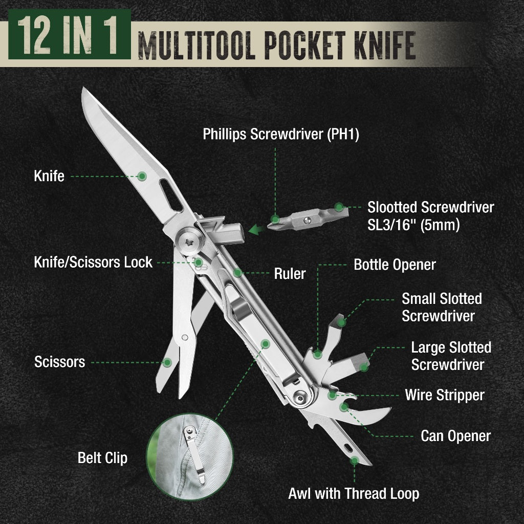 Silver 12-in-1