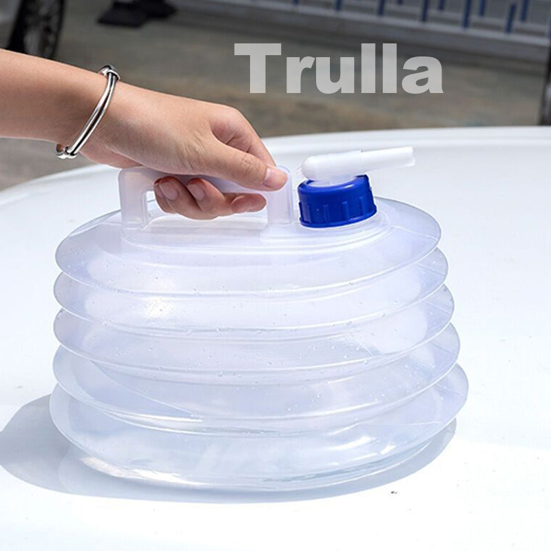 TRULLA Collapsible Water Bucket folded