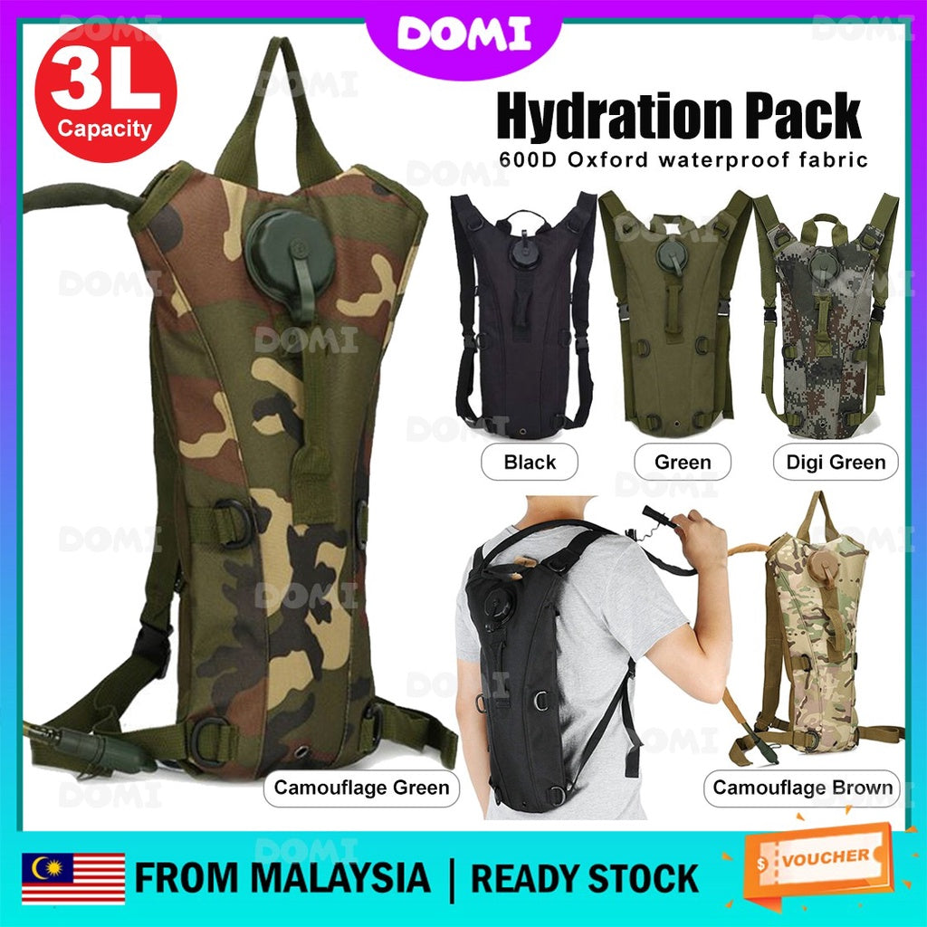 DOMI 3L Tactical Hydration Backpack