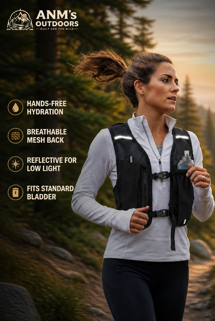 ANM's OUTDOORS UtanKing Running Hydration Vest ad creative