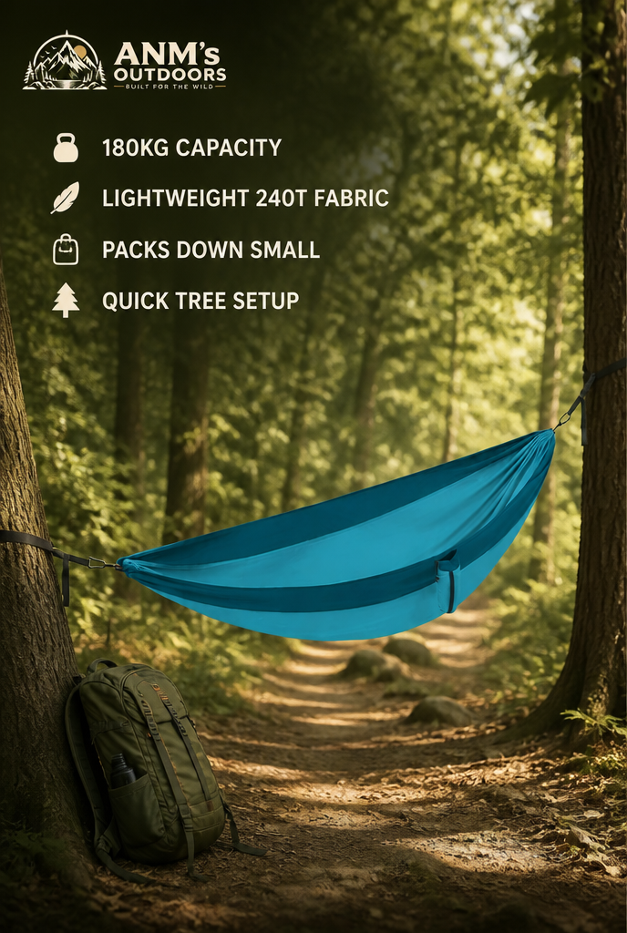 ANM's OUTDOORS Naturehike Ultralight Swing Hammock ad creative