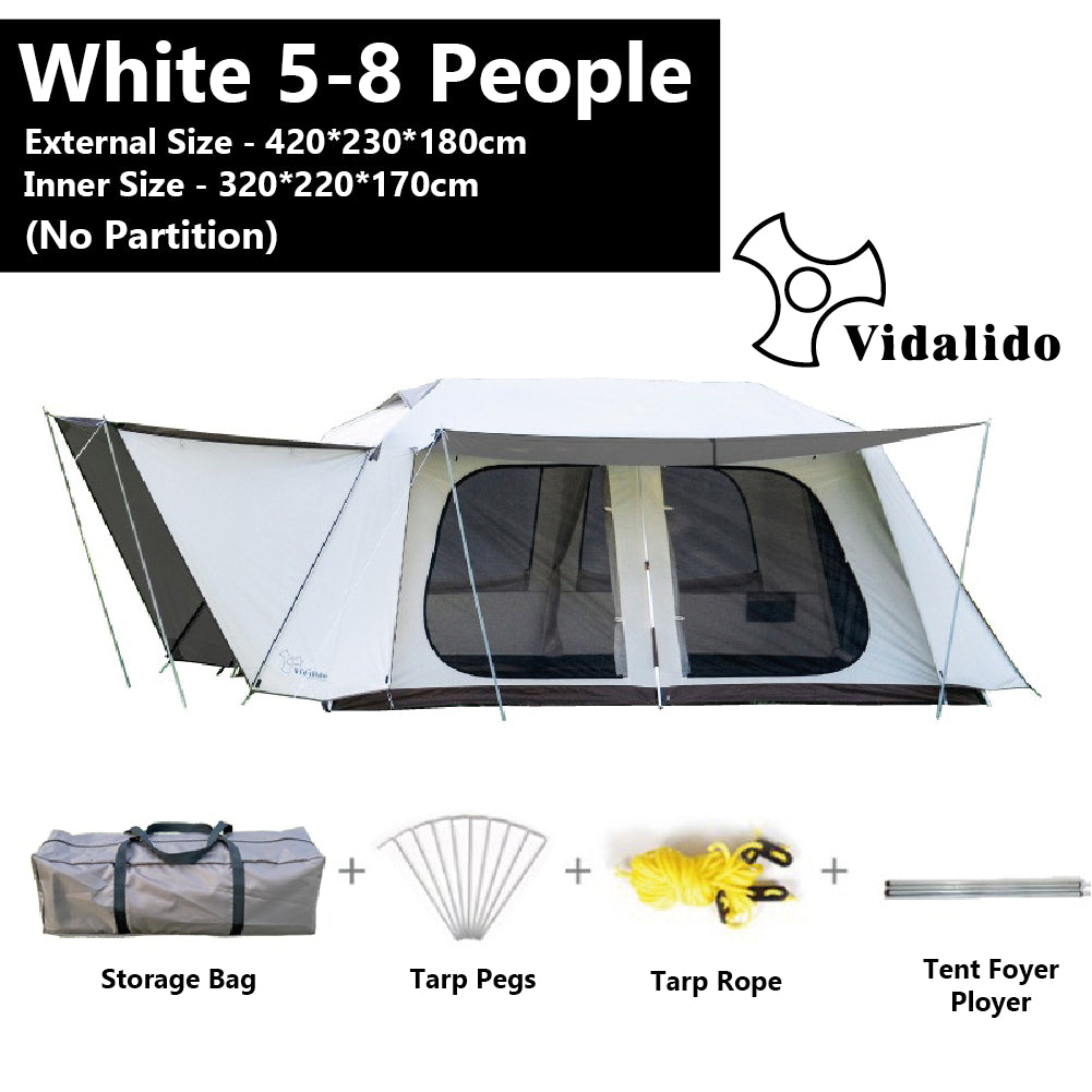 White 5-8 people