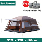 Brown 5-8 people
