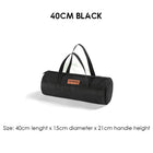 40cm Round Bag Black