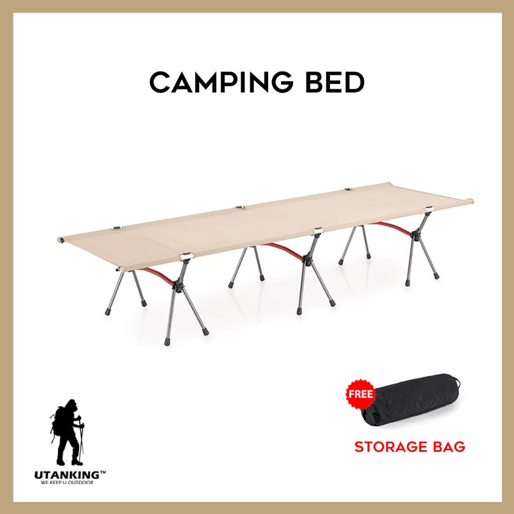 UtanKing Aluminum Camping Cot - Khakis