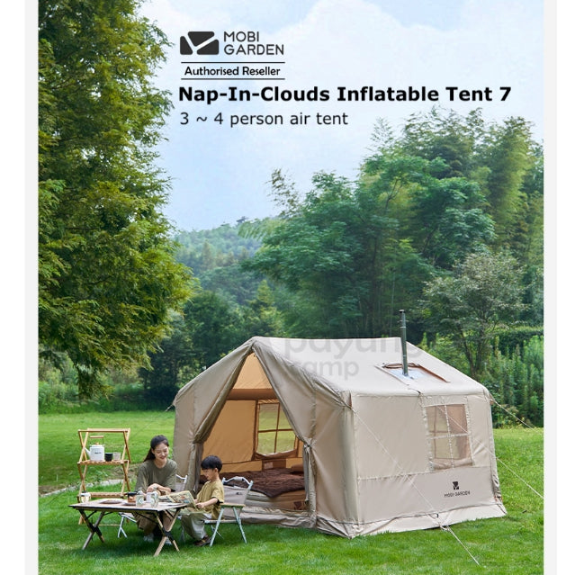 MOBI GARDEN Nap-In-Clouds 7 inflatable air tent