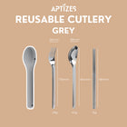 Grey - Fork Spoon Chopstick