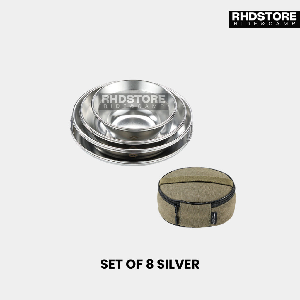 Set of 8 - Silver