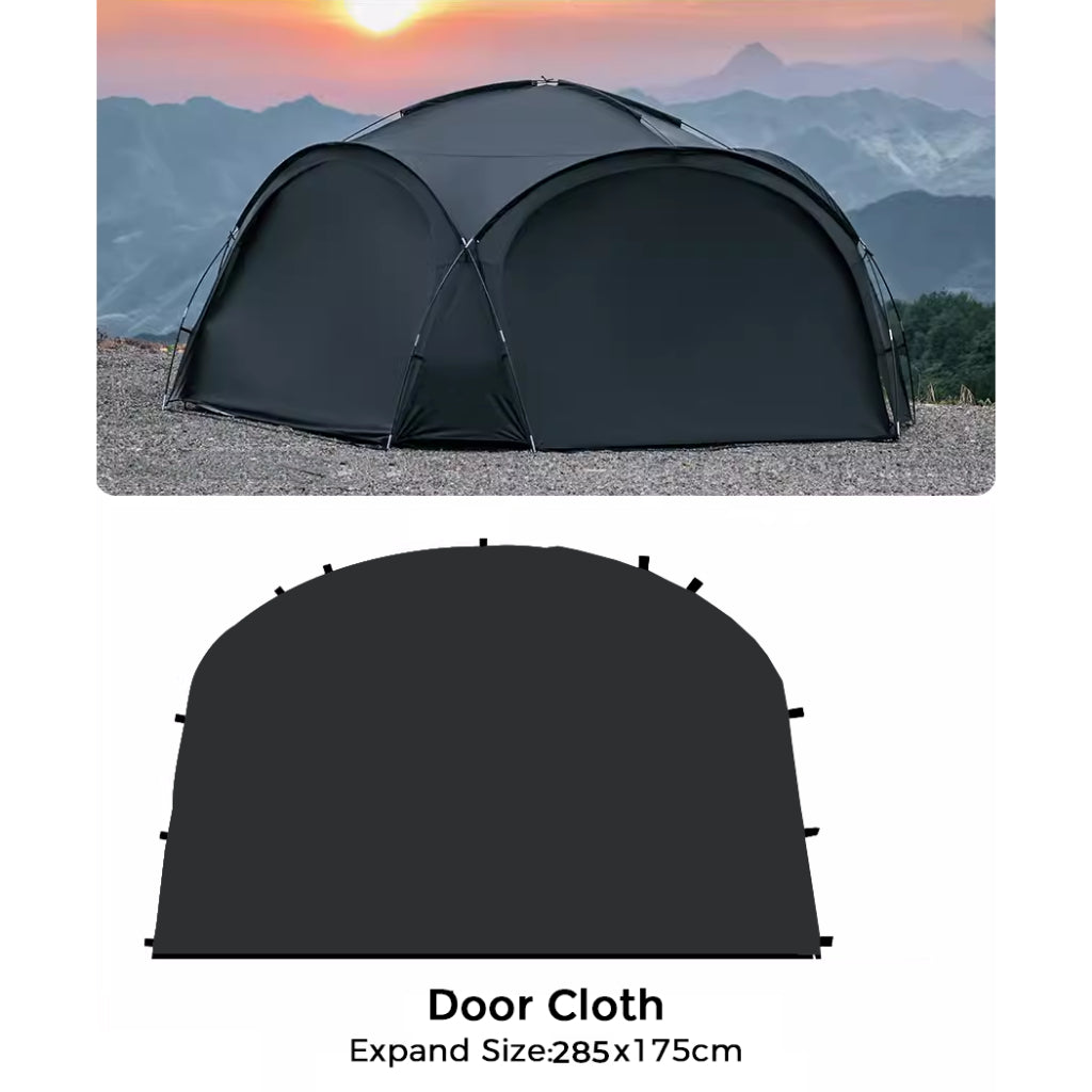 L Black Door Panel x2
