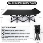 Square Black 190x70x35cm