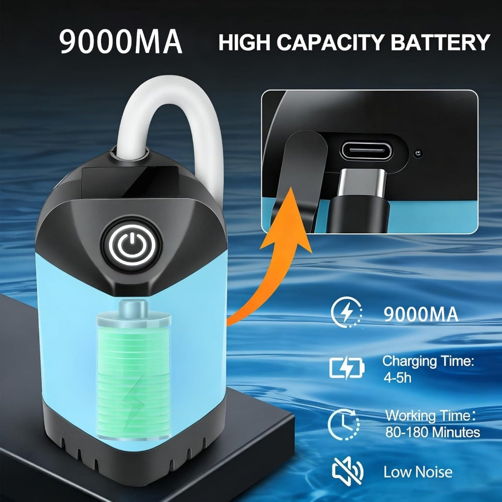 9000mAh high capacity battery