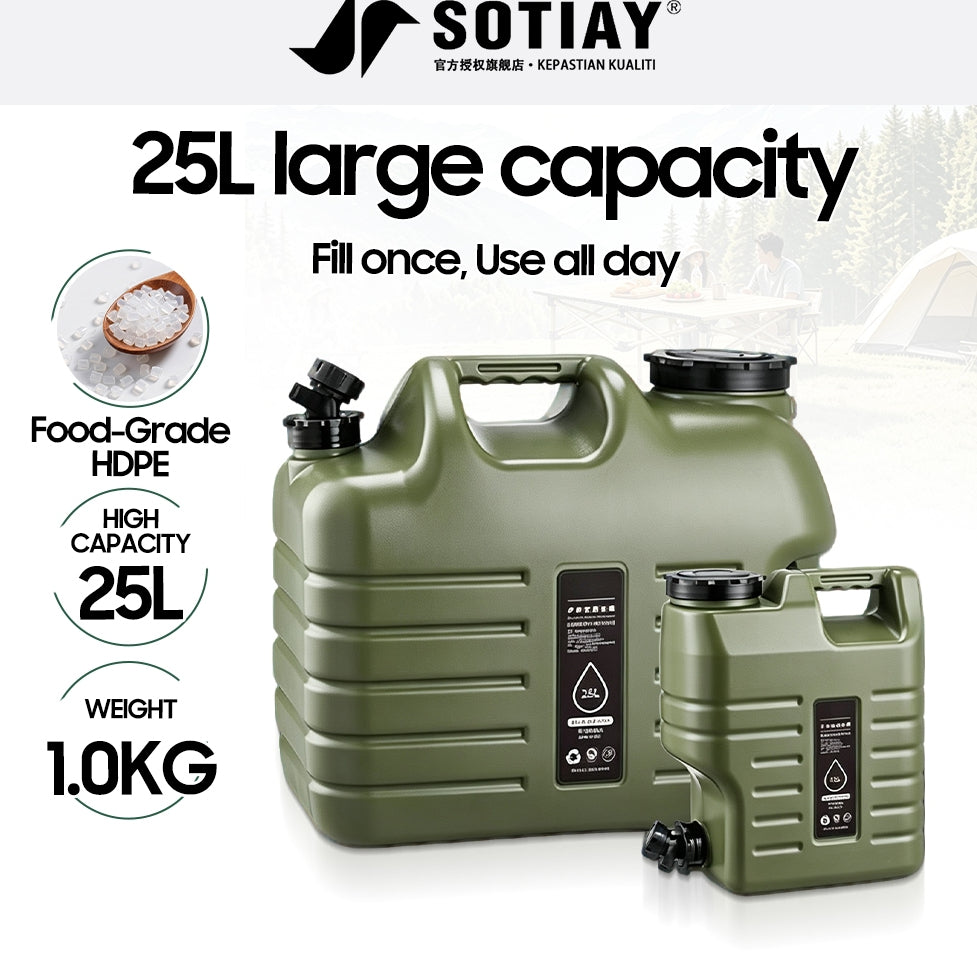Army-Style Camping Water Tank