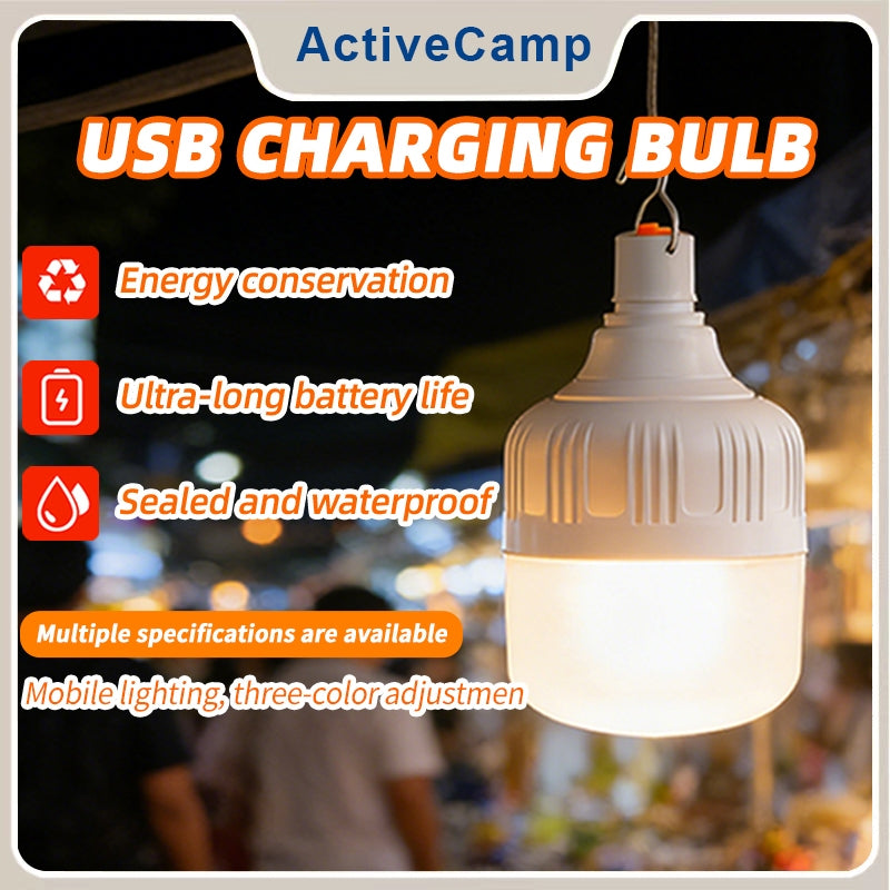 Rechargeable LED emergency bulb