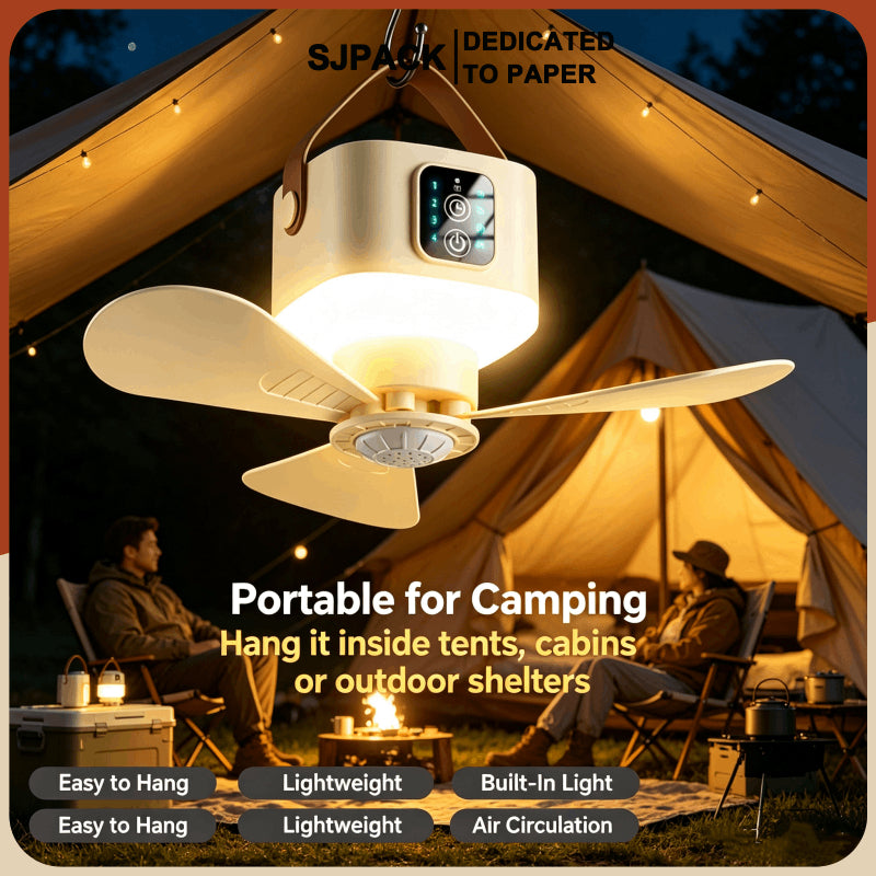 SJPACK Tent Ceiling Fan